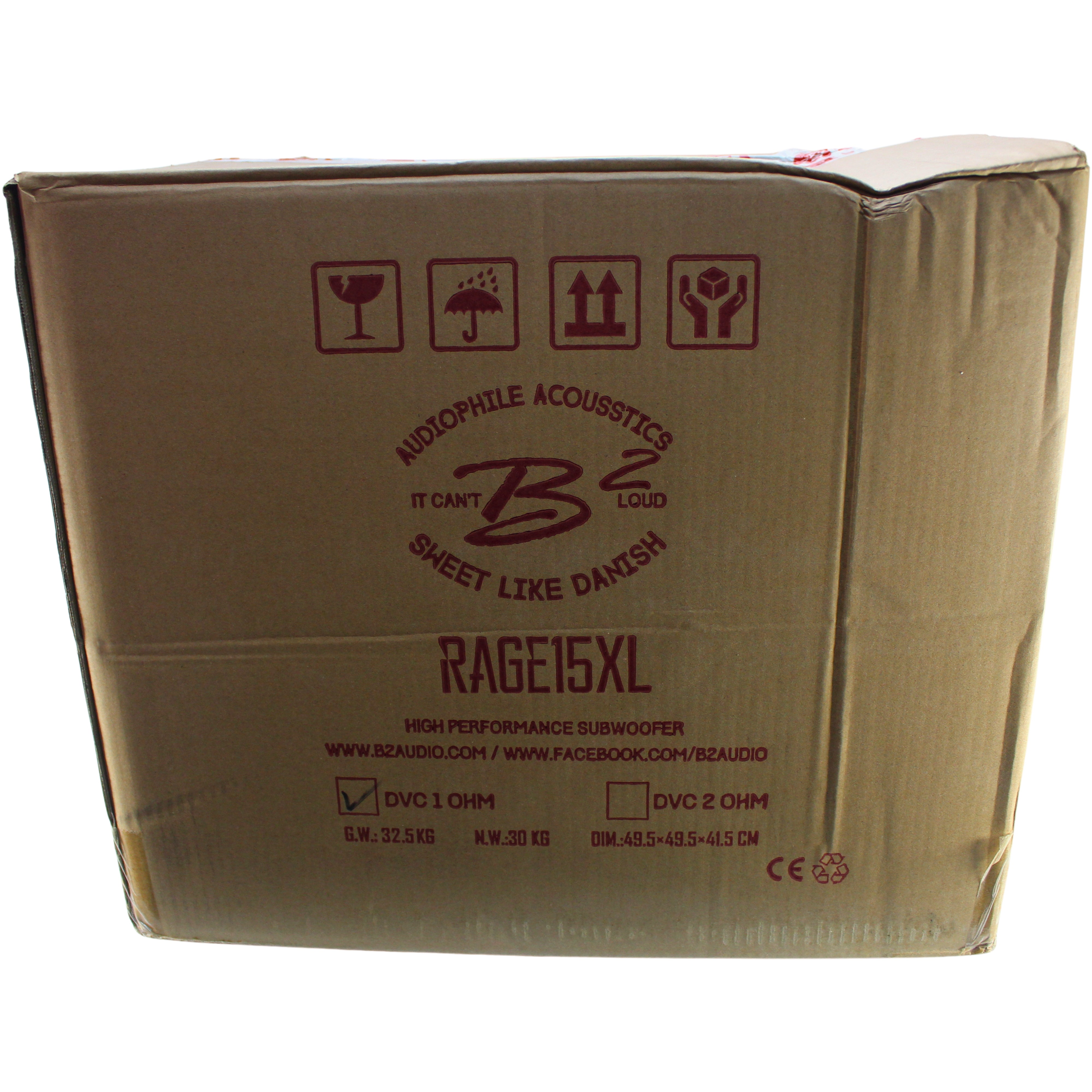 B2 Audio RAGEXL15 V2 15" Subwoofer 3500W RMS Dual 1 Ohm — image 8