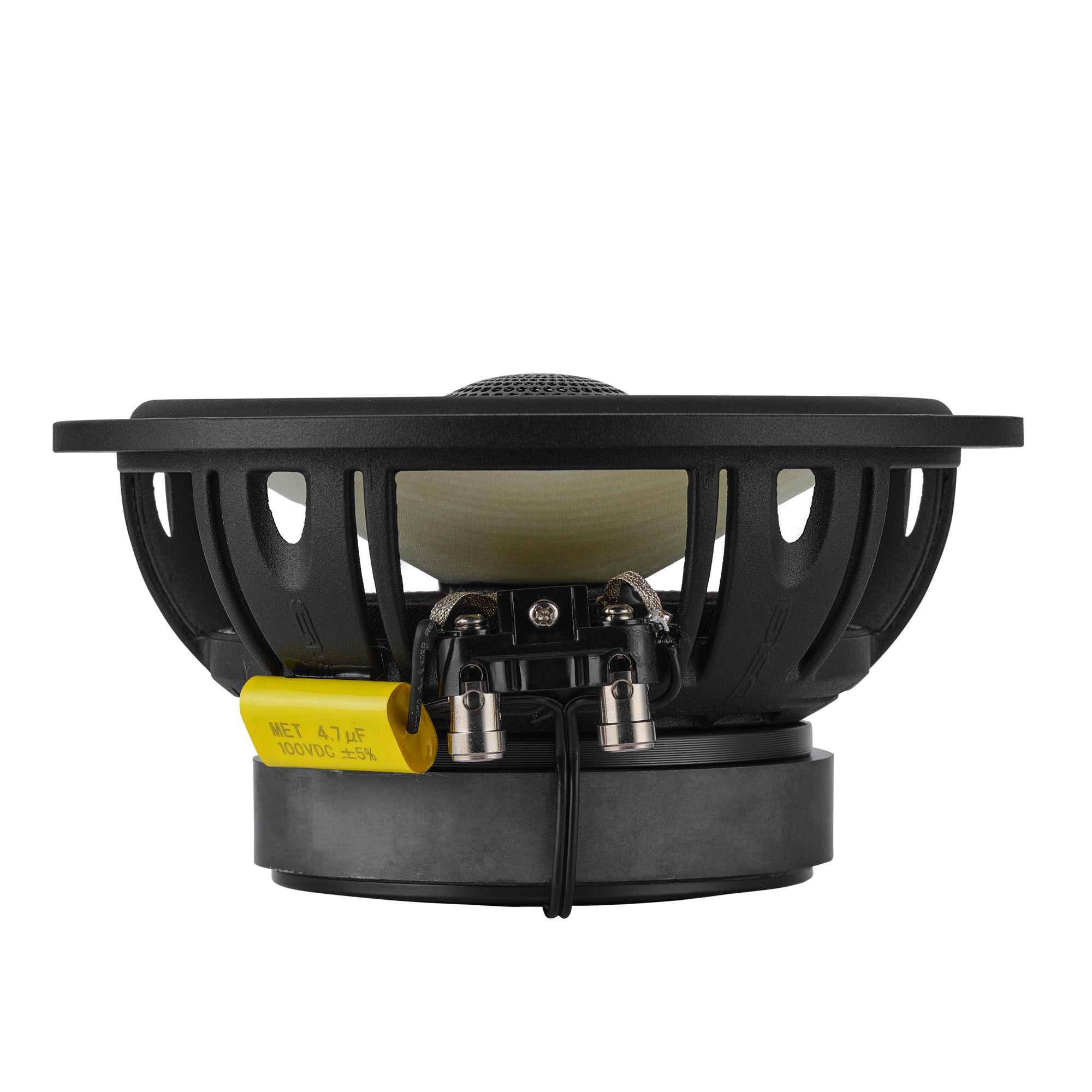 DS18 DXQ 6.5" 2-Way Coaxial Speaker with Yellow Straw and Composite Foam Cone | 150W RMS 4-Ohm