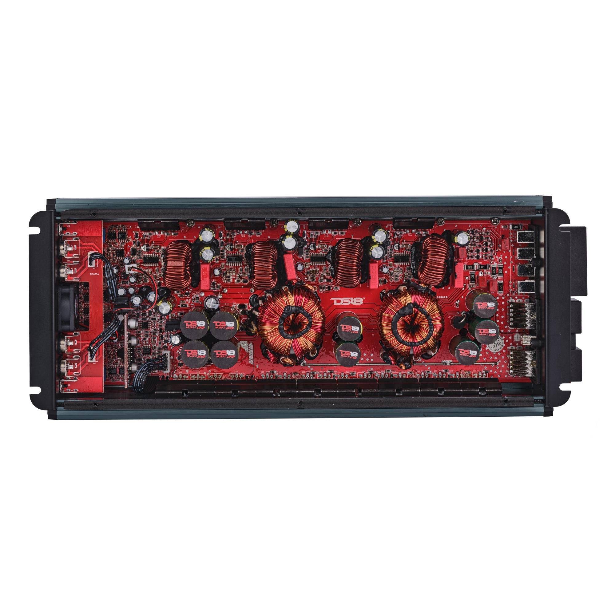 DS18 FRP-4K4 FRP Compact 4-Channel Full-Range Class-D Amplifier 4000W RMS — view 2 of 5