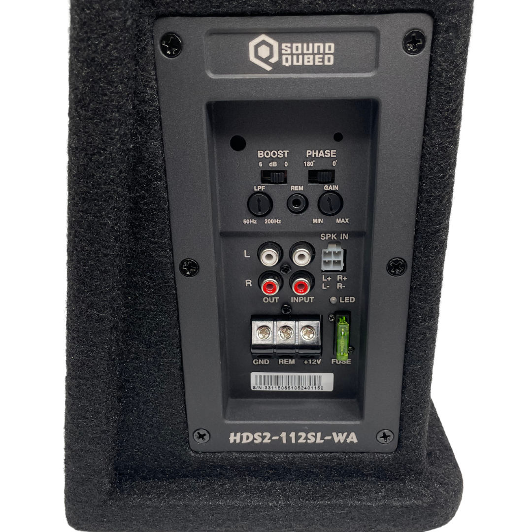 SoundQubed 12" Loaded Ported Subwoofer Enclosure
