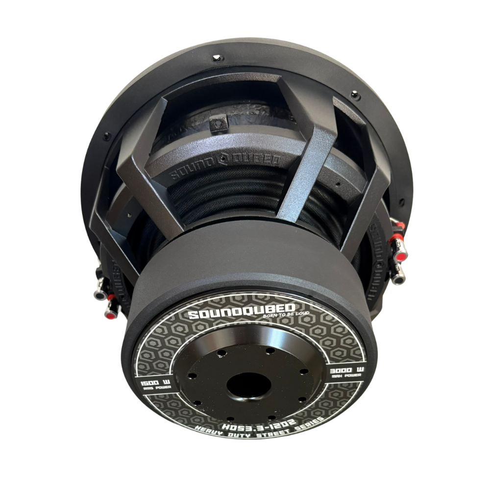 SoundQubed HDS3.3 12" Subwoofer Dual 2/4 Ohm 1500W RMS Car Audio
