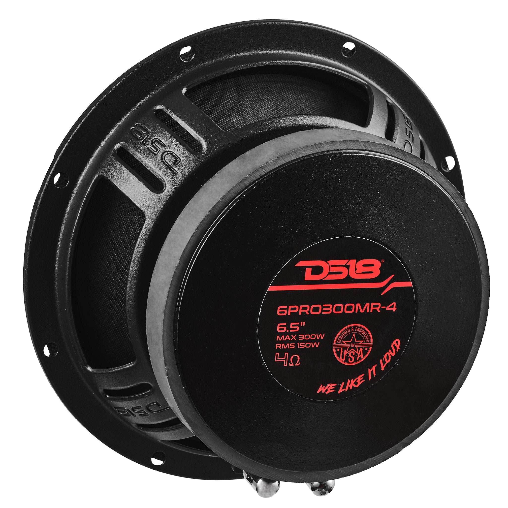 DS18 PRO 6.5” High Sensitivity Professional Mid-Range Loudspeaker 150 Watts Rms 4-Ohm