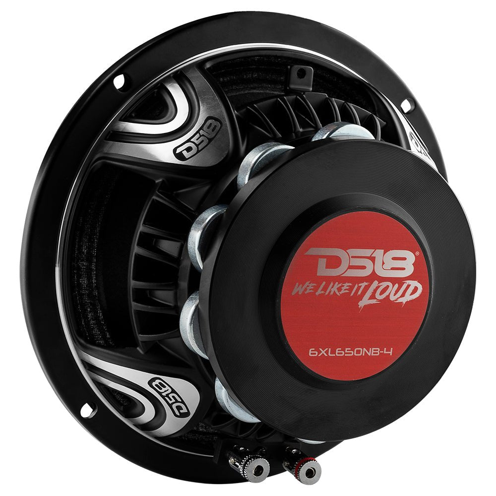 DS18 XL 6.5" Neodymium Mid-Range Loudspeaker With Bullet 325 Watts Rms 4-Ohm