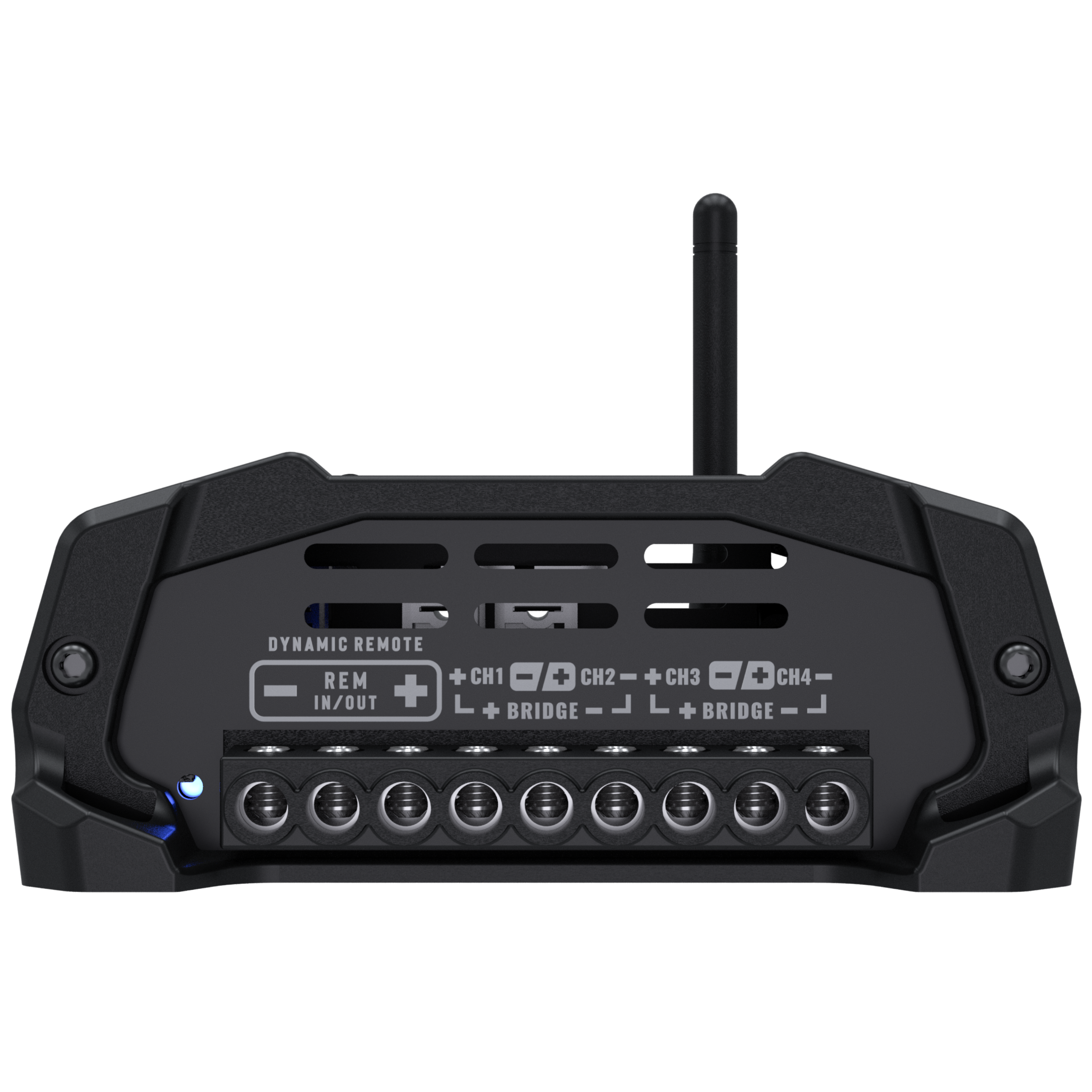 Stetsom High Line DSPLAYER 400.4, Car Audio Amplifier with DSP, Bluetooth, FM Radio, Multiple Audio Inputs, Mobile App C