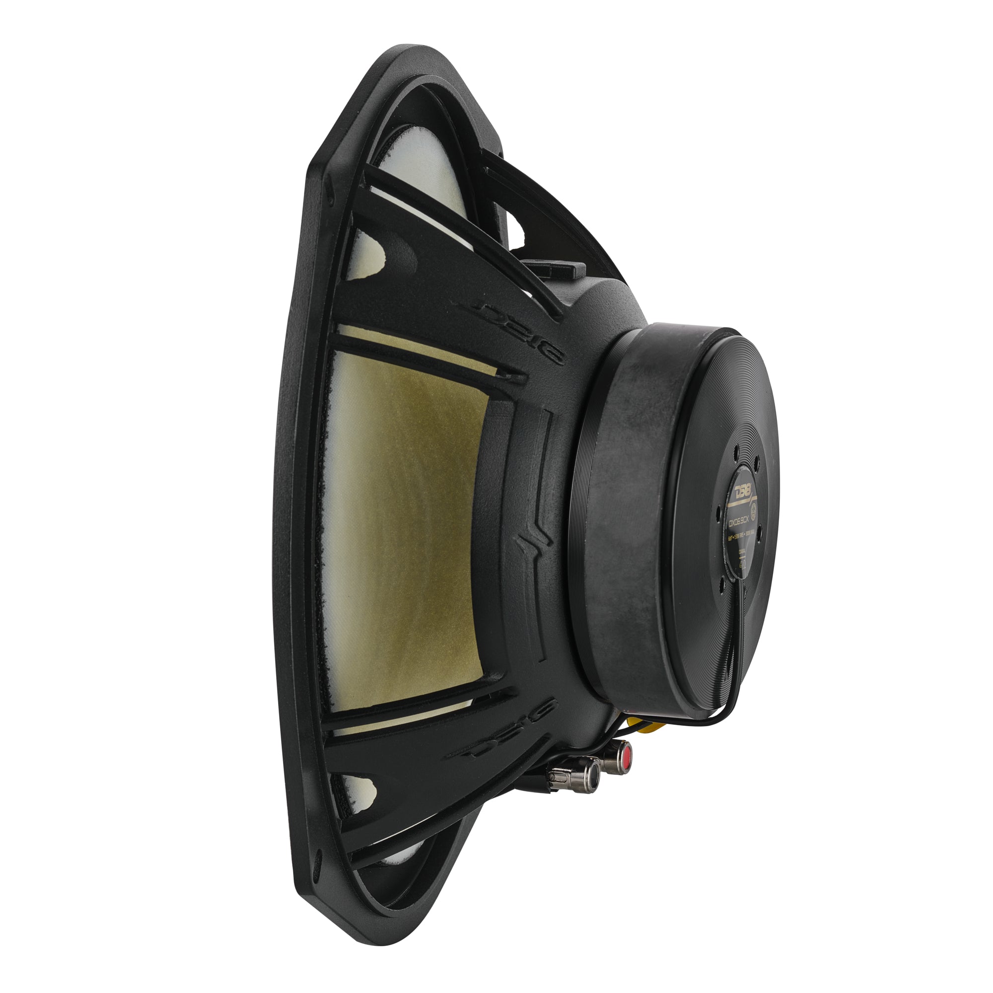 DS18 DXQ 6x9" 2-Way Coaxial Speaker with Yellow Straw and Composite Foam Cone | 150W RMS 4-Ohm