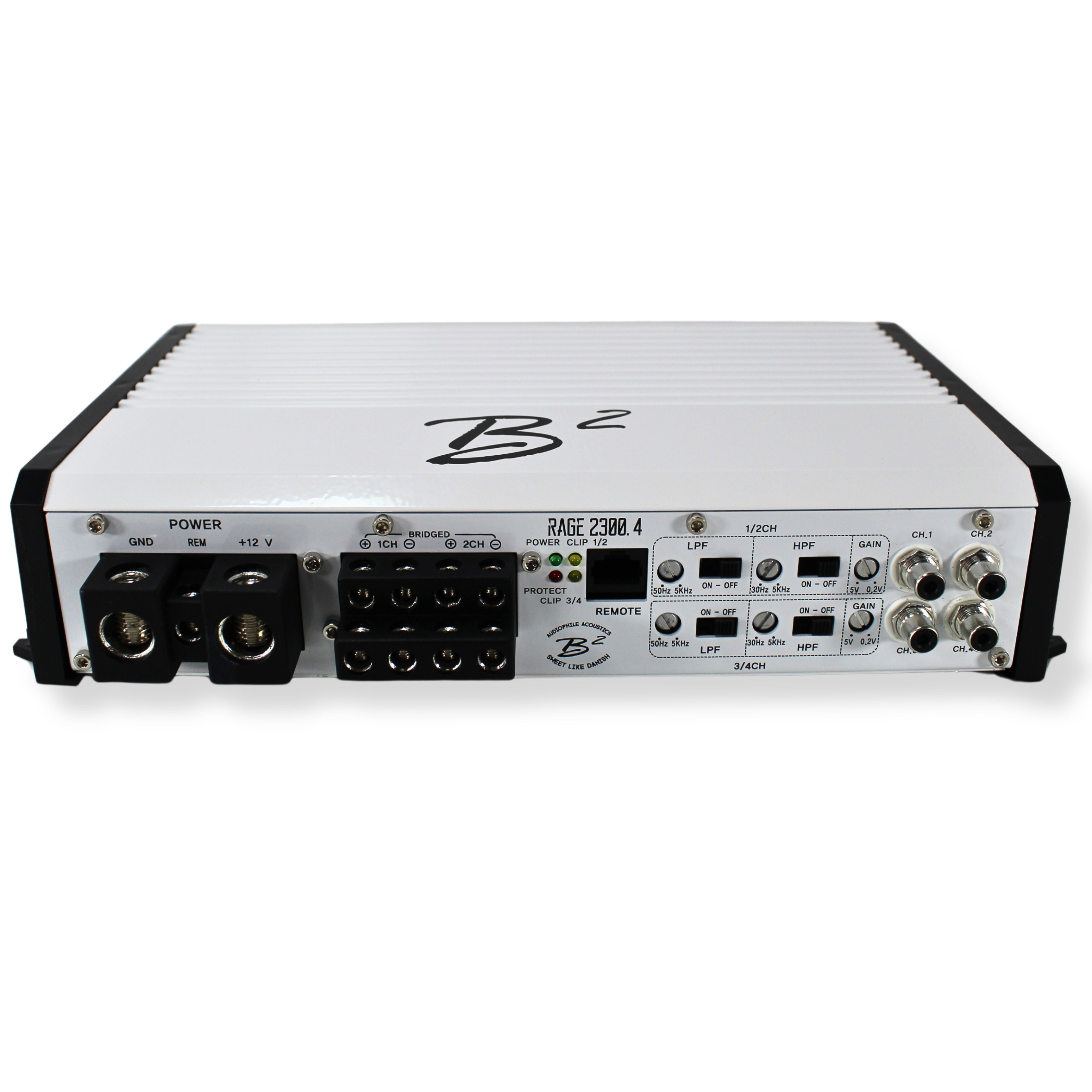 B2 Audio RAGE 2300.4 Class D 4-Channel Amplifier 2300W RMS — image 4