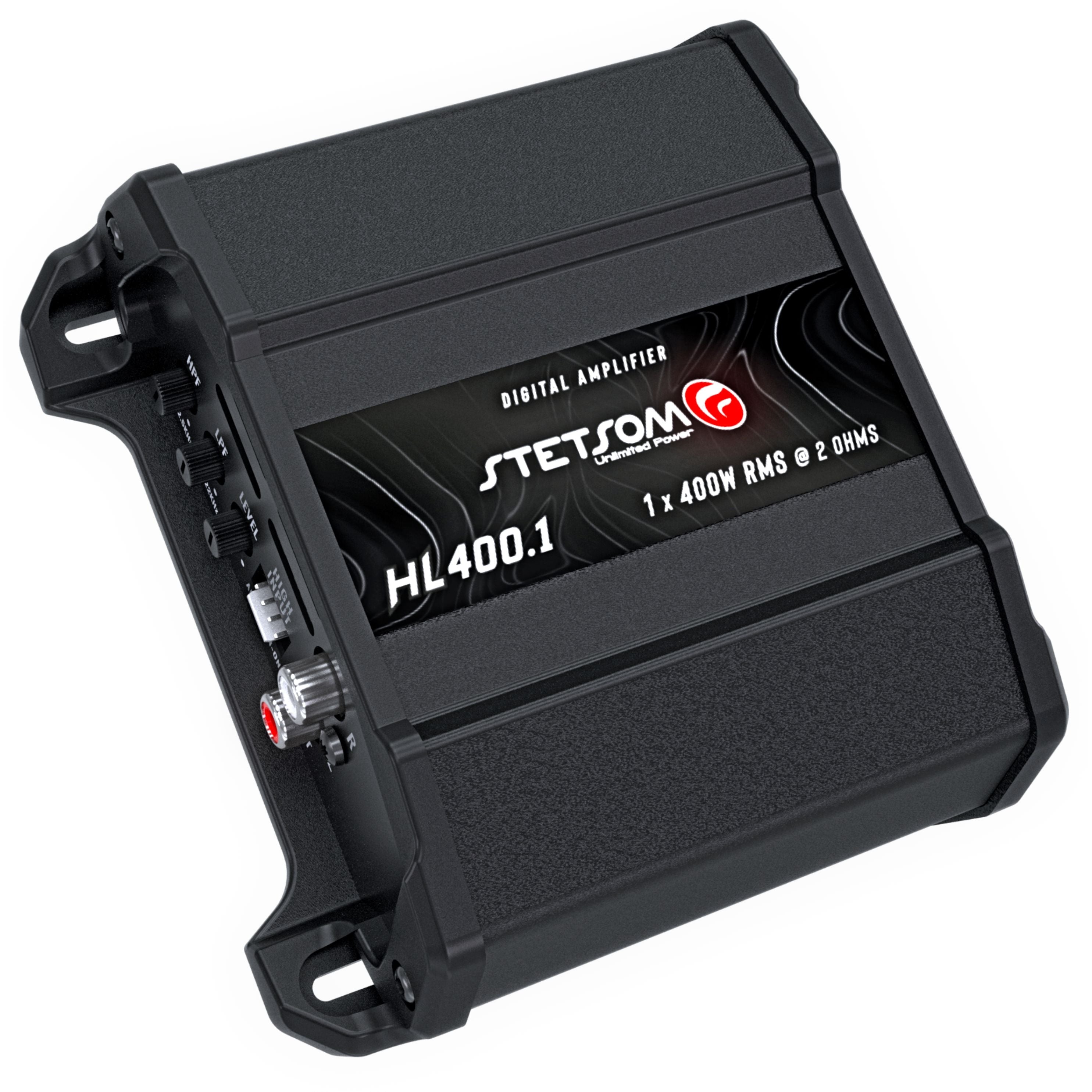 Stetsom HL 400.1 Class D Full Range Amplifier 1 Channel 400 Watts, RCA Input and High Wire Input, Variable Crossover - 2