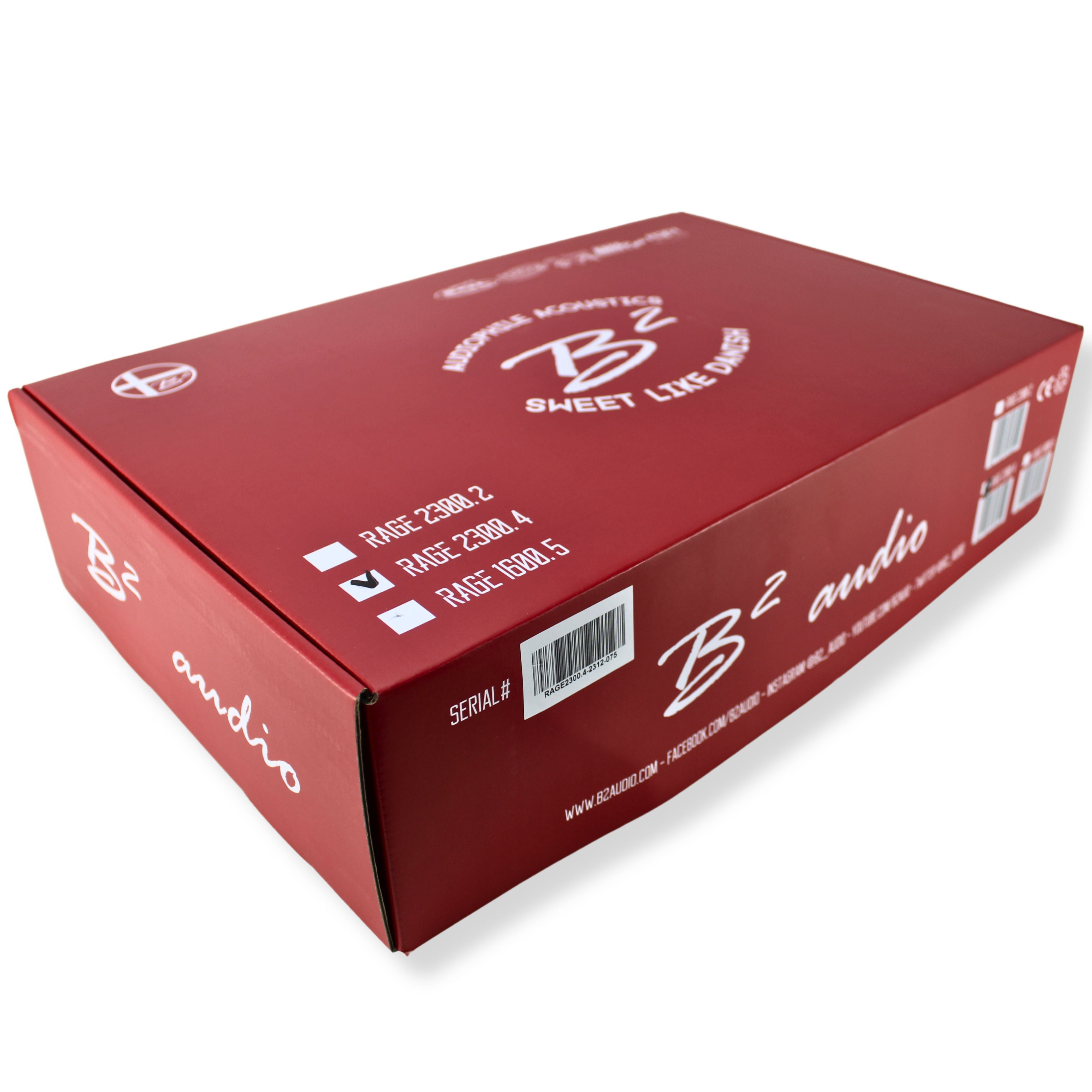 B2 Audio RAGE 2300.4 Class D 4-Channel Amplifier 2300W RMS — image 6