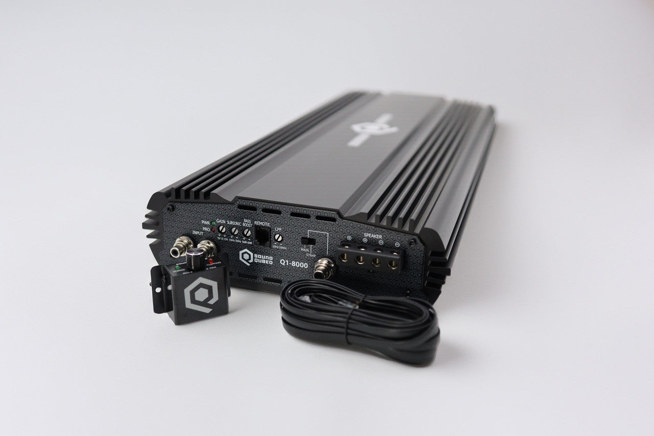 SoundQubed Q1-8000 8000W Monoblock Car Amplifier