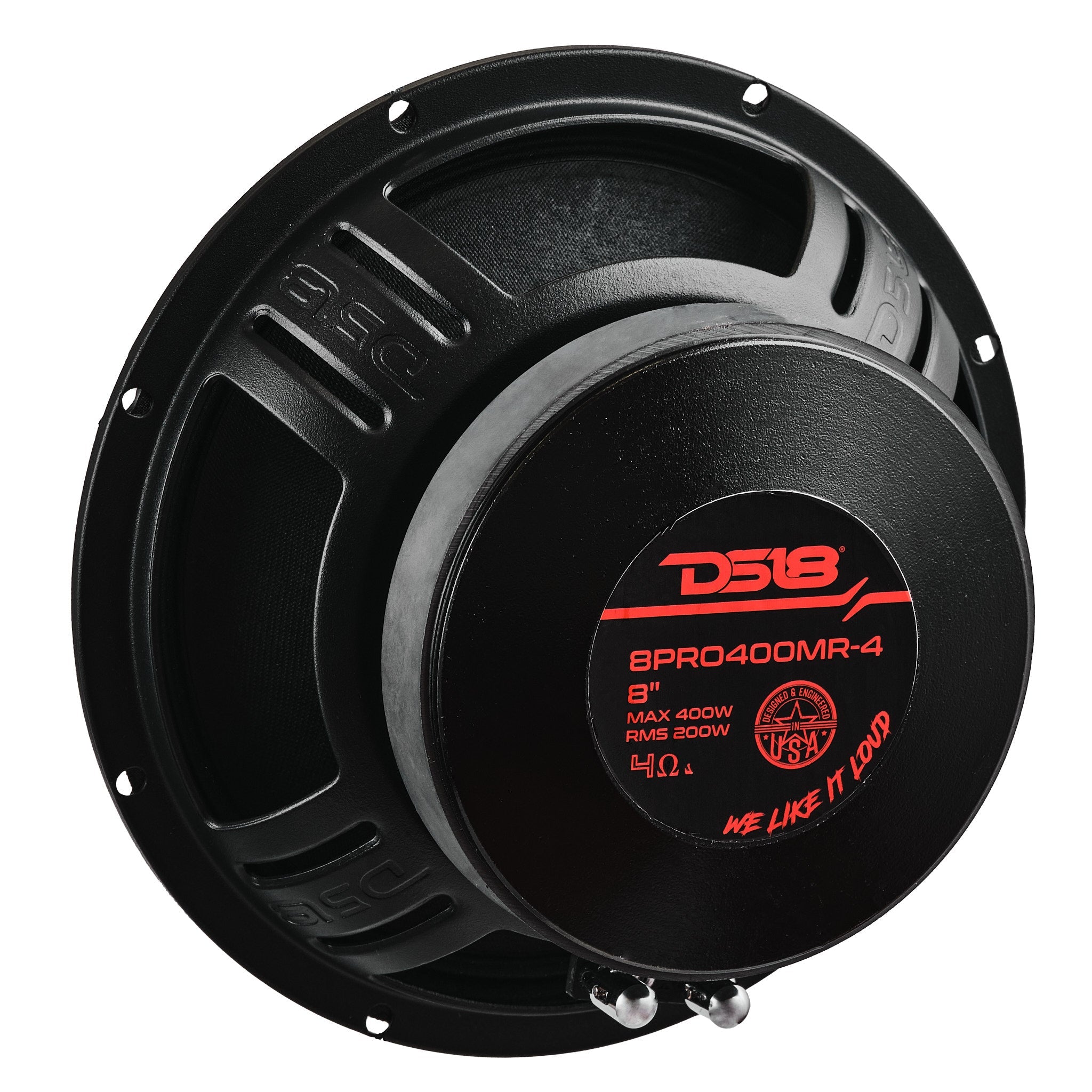 DS18 PRO 8” High Sensitivity Professional Mid-Range Loudspeaker 200 Watts Rms 4-Ohm
