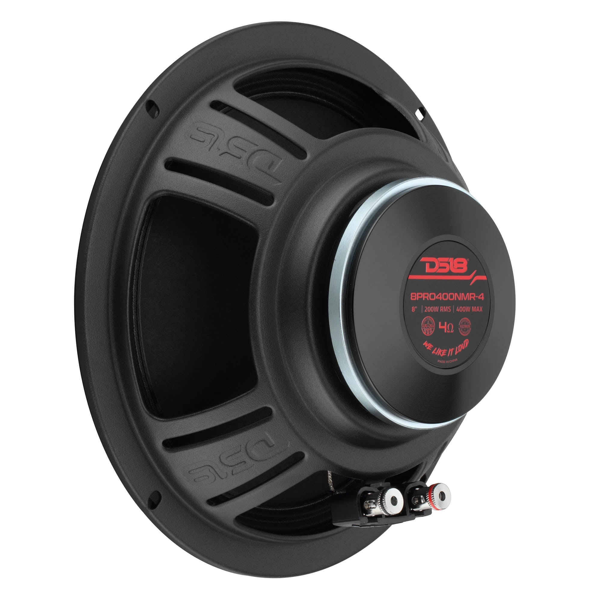 DS18 8PRO400NMR-4 8” High-Sensitivity Professional Midrange Loudspeaker with Neodymium Magnet 200W RMS 4-Ohm — view 4 of 5