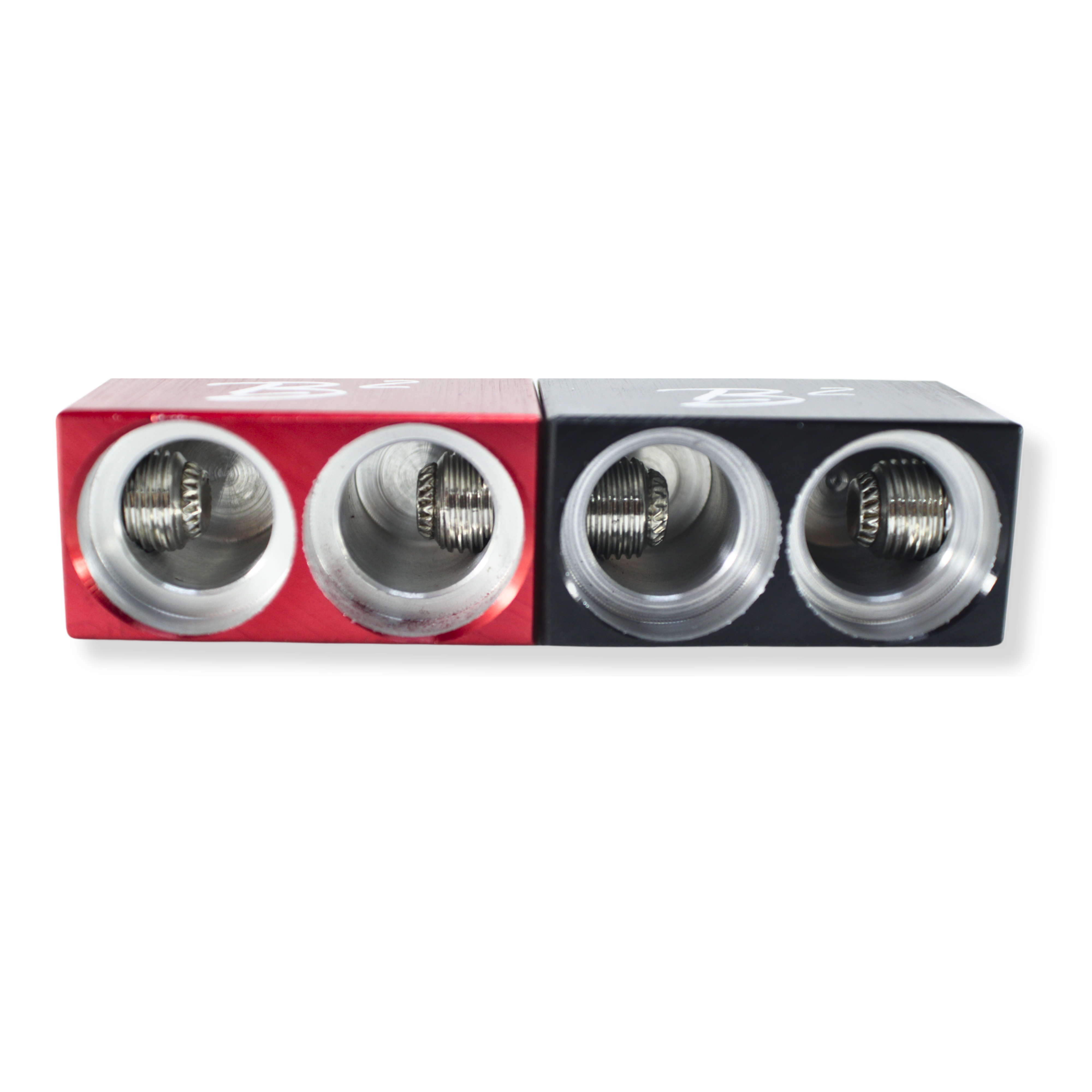 B2 Audio Pair of Dual 0GA to 0GA Amplifier Inputs With Anodized Finish and B2 logo engraved — image 3