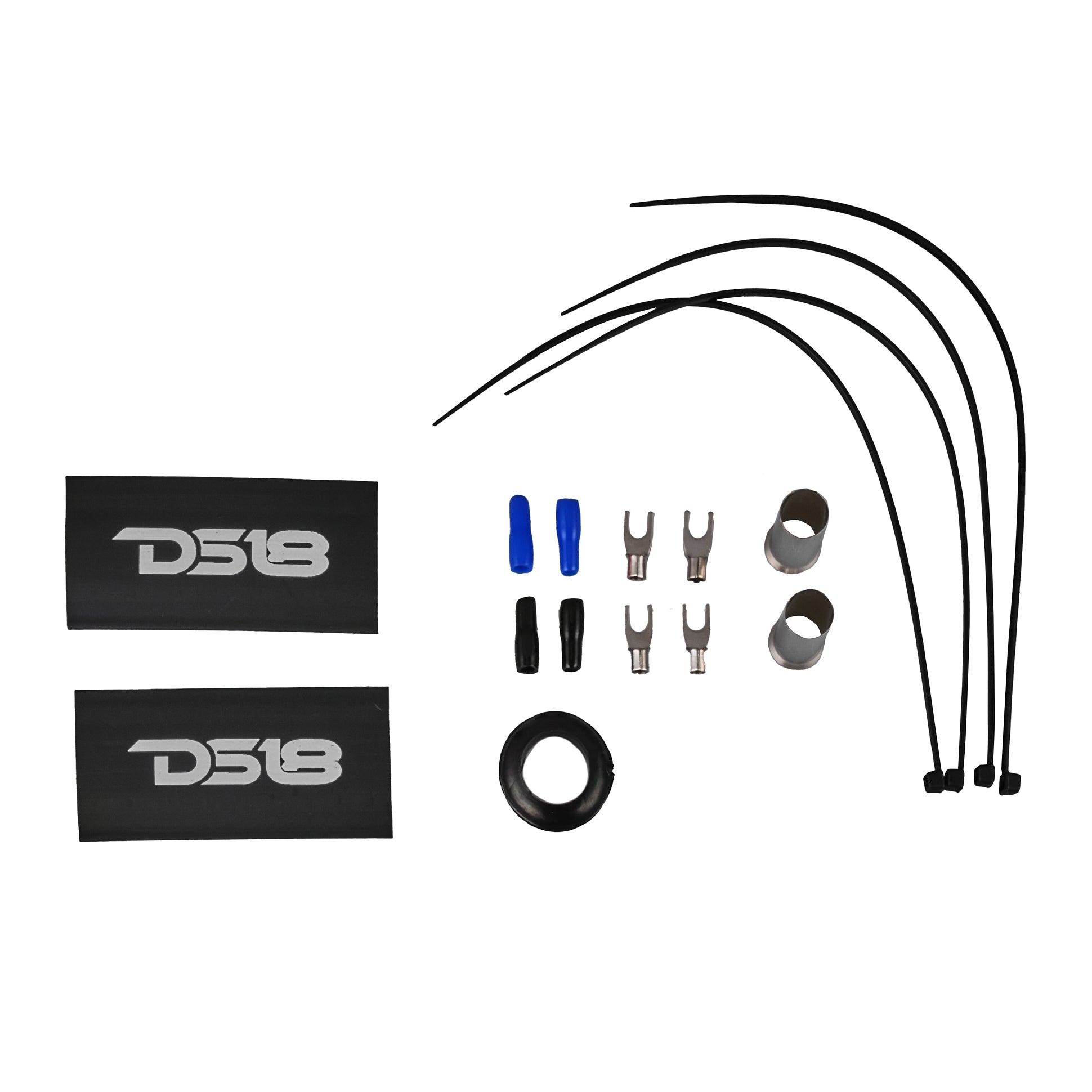 DS18 0-GA Amplifier Installation Wiring Kit - Blue