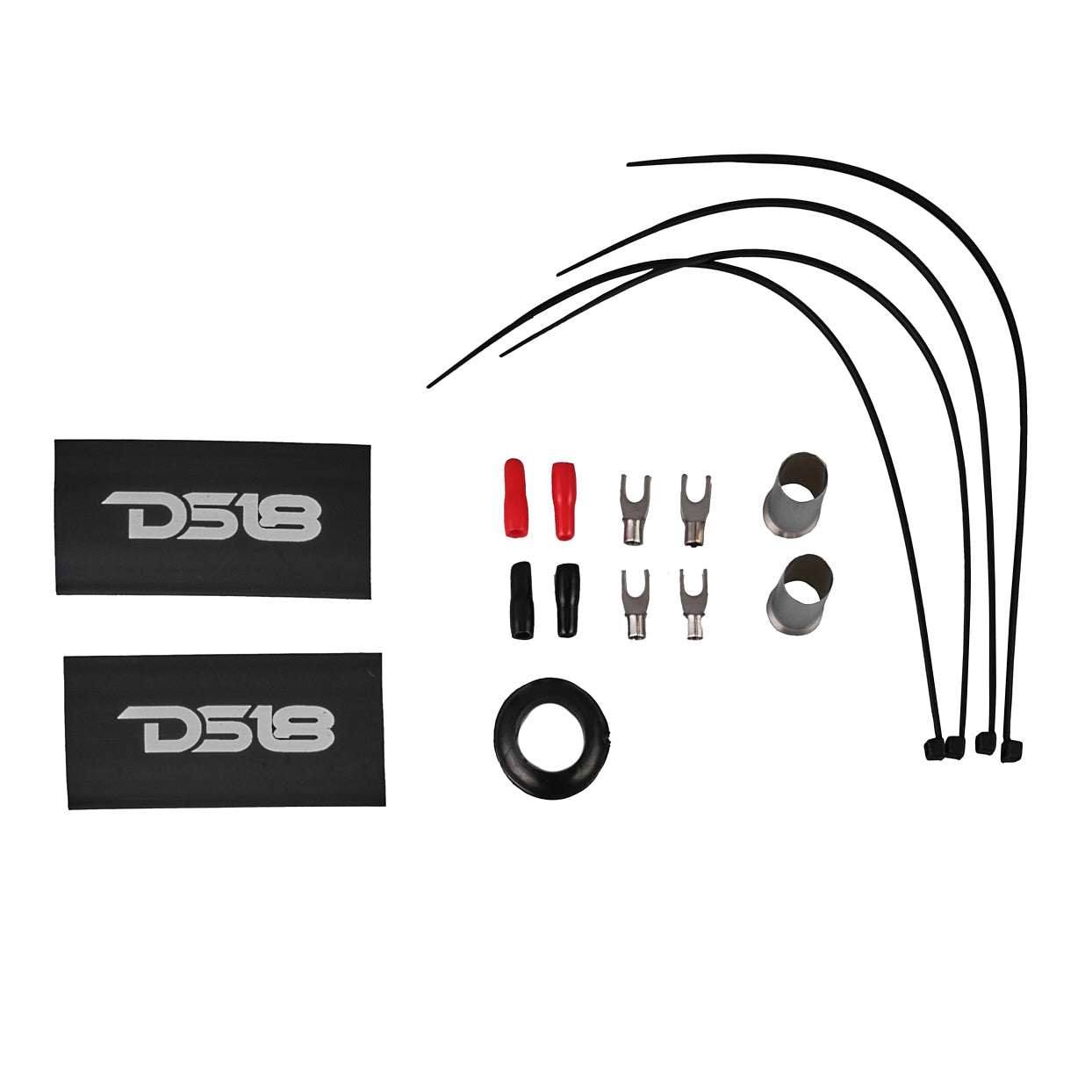 DS18 0-GA Amplifier Installation Wiring Kit - Red