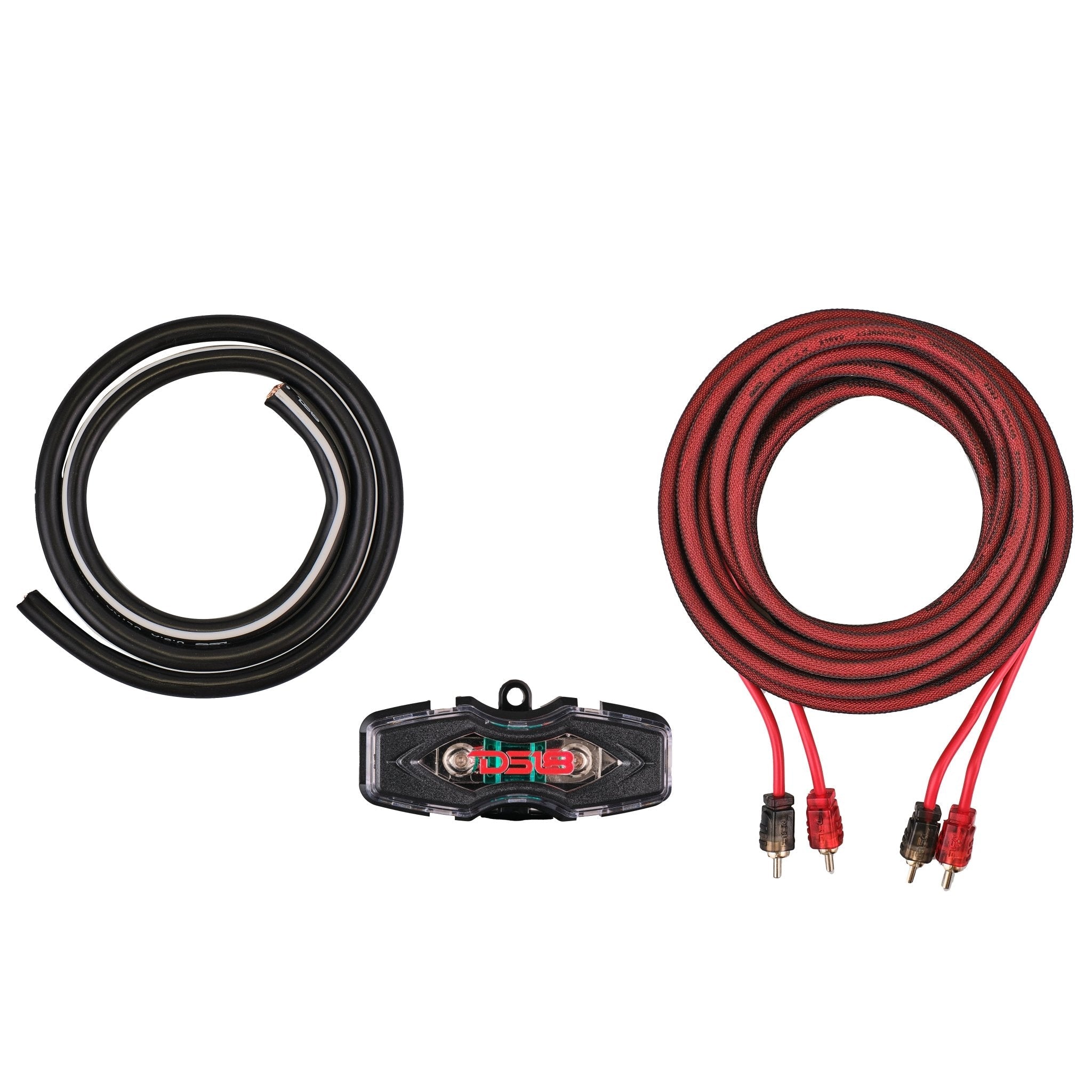 DS18 4-GA Amplifier Installation Wiring Kit - Red