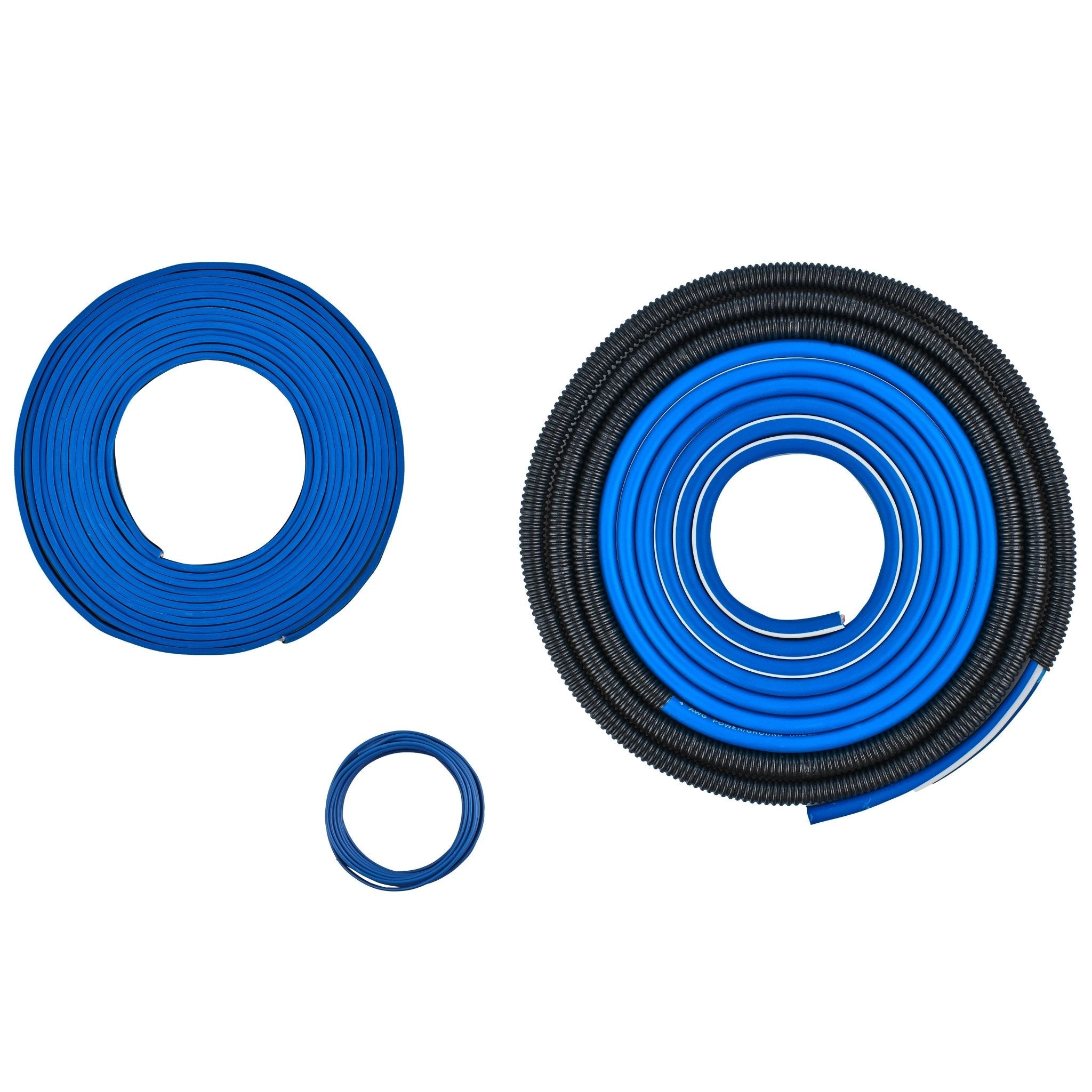 DS18 4-GA Amplifier Installation Wiring Kit - Blue