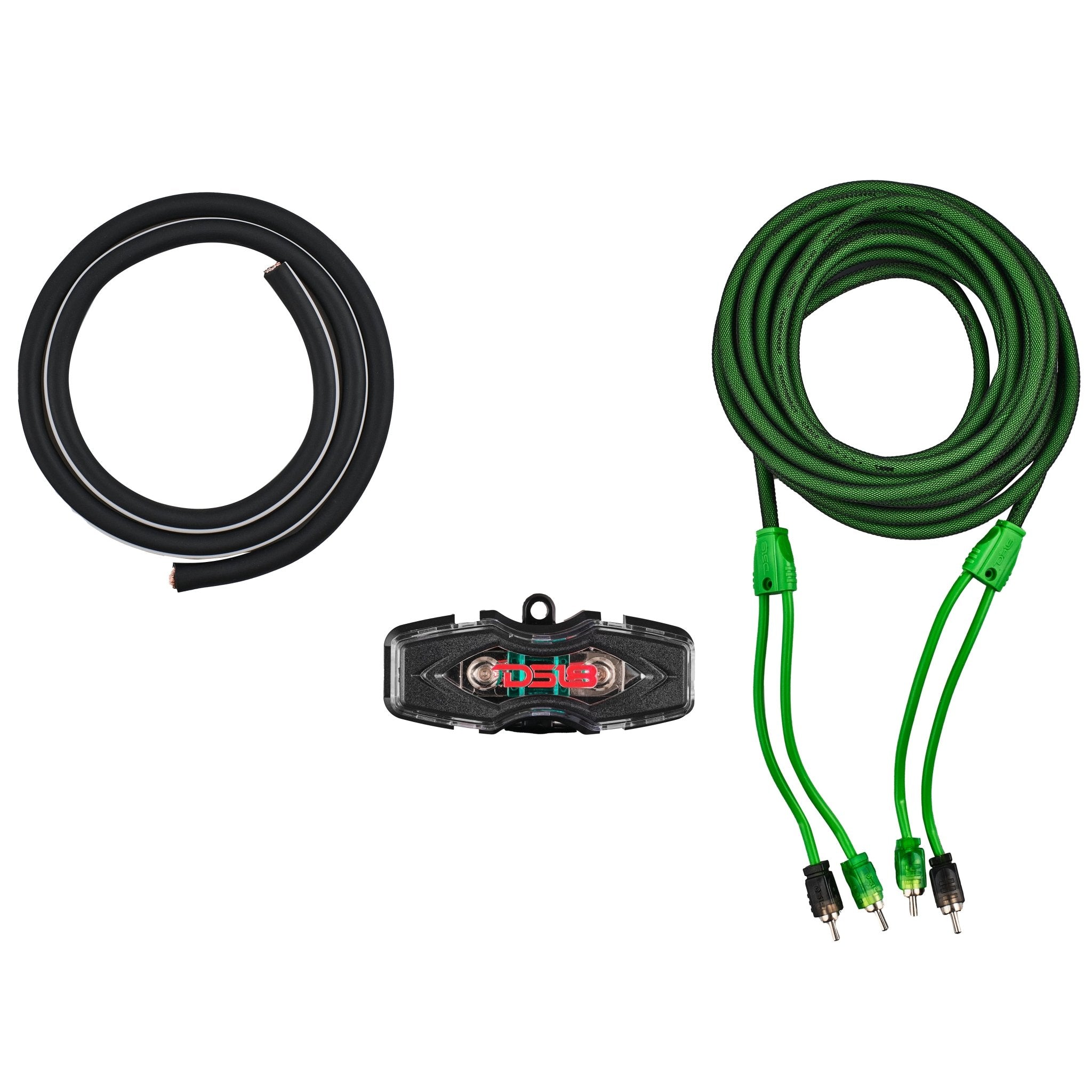 DS18 4-GA Amplifier Installation Wiring Kit - Green