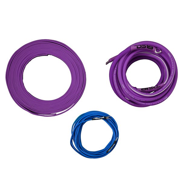 DS18 8-GA Amplifier Installation Wiring Kit - Purple