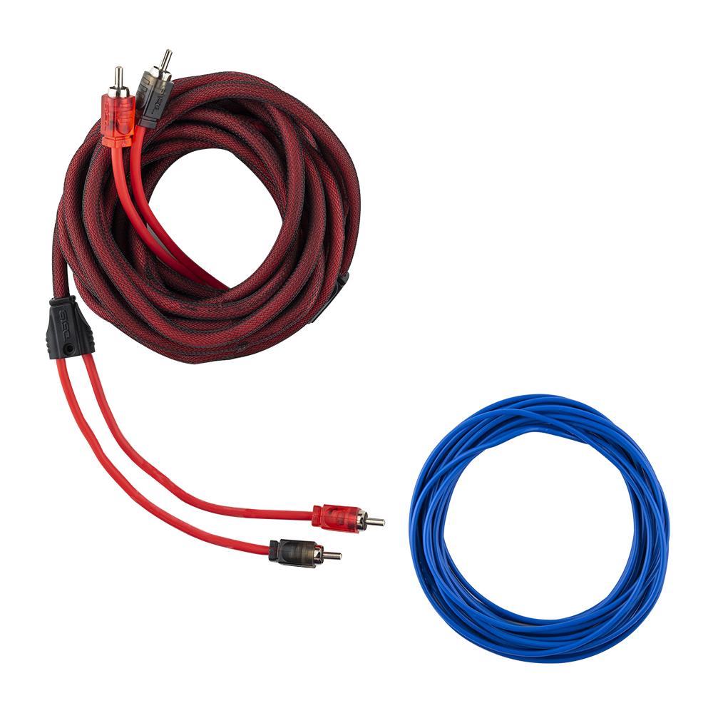 DS18 0-GA CCA Amplifier Installation Kit - RED