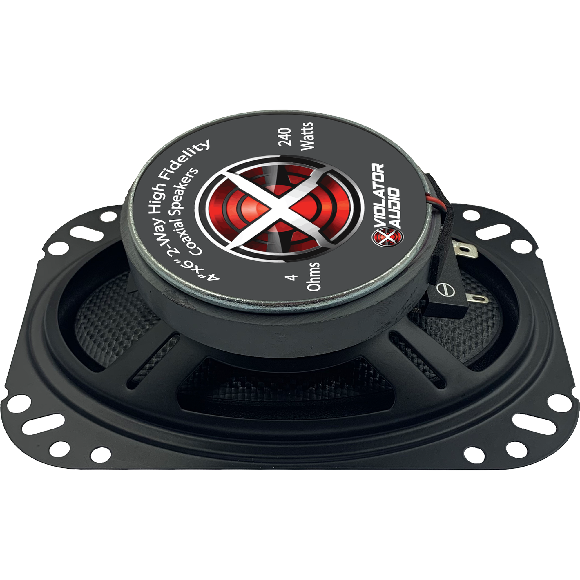 Violator Audio VA-462 4"x6" Coaxial Speakers (Pair)