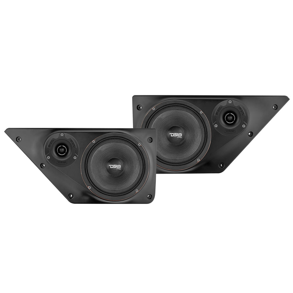 DS18 Ford Bronco 6th Gen Front Doors 6.5" Speaker and 3.8" Tweeter Panels