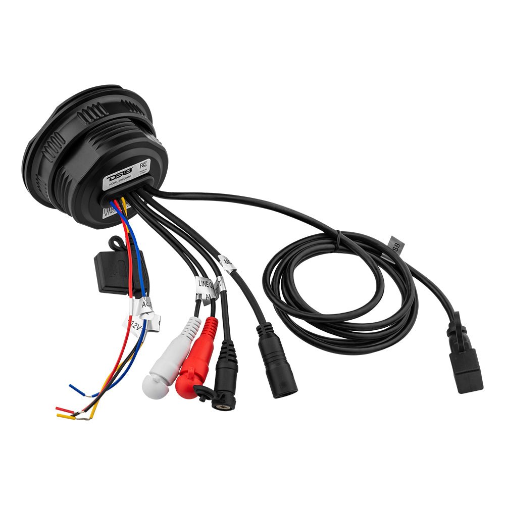 DS18 Marine And Powersports Waterproof Bluetooth Audio Receiver With Controls and Micrphone