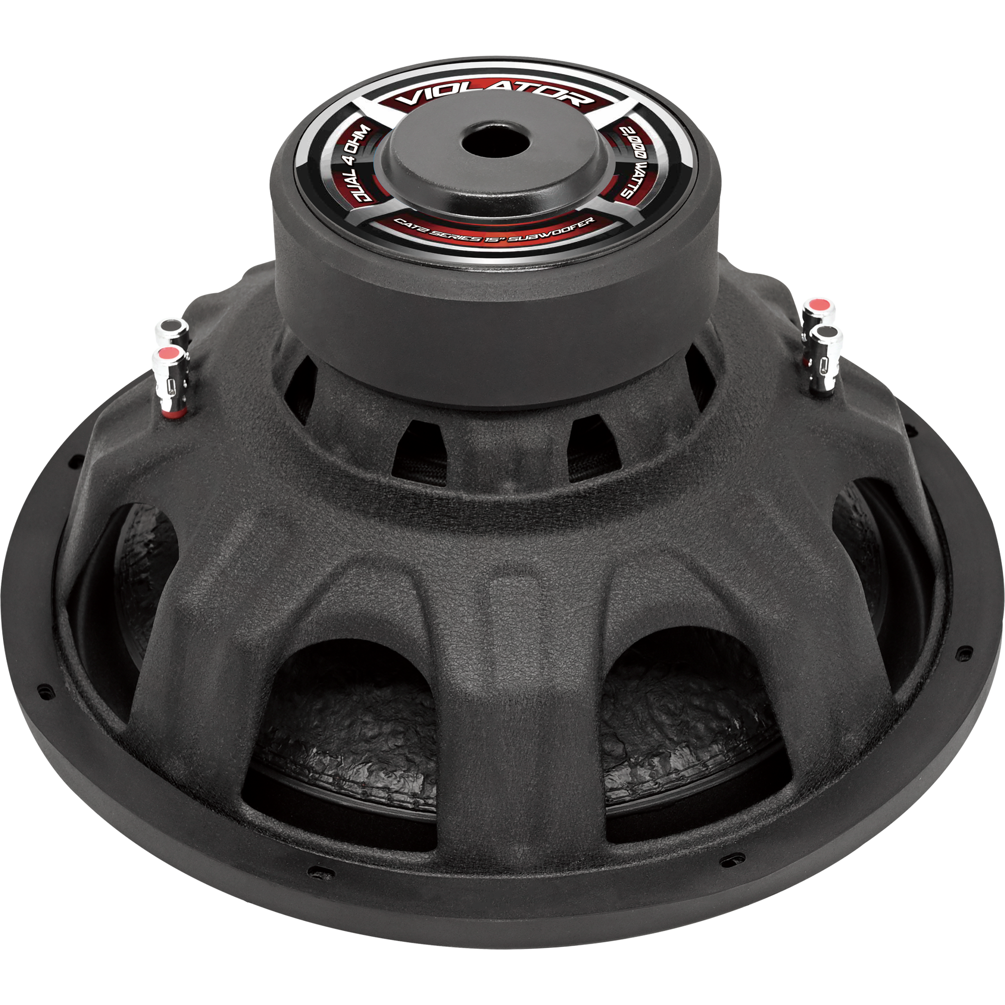 Violator Audio CATegory 2 Series 15" Subwoofer — Dual 4 Ohm DVC