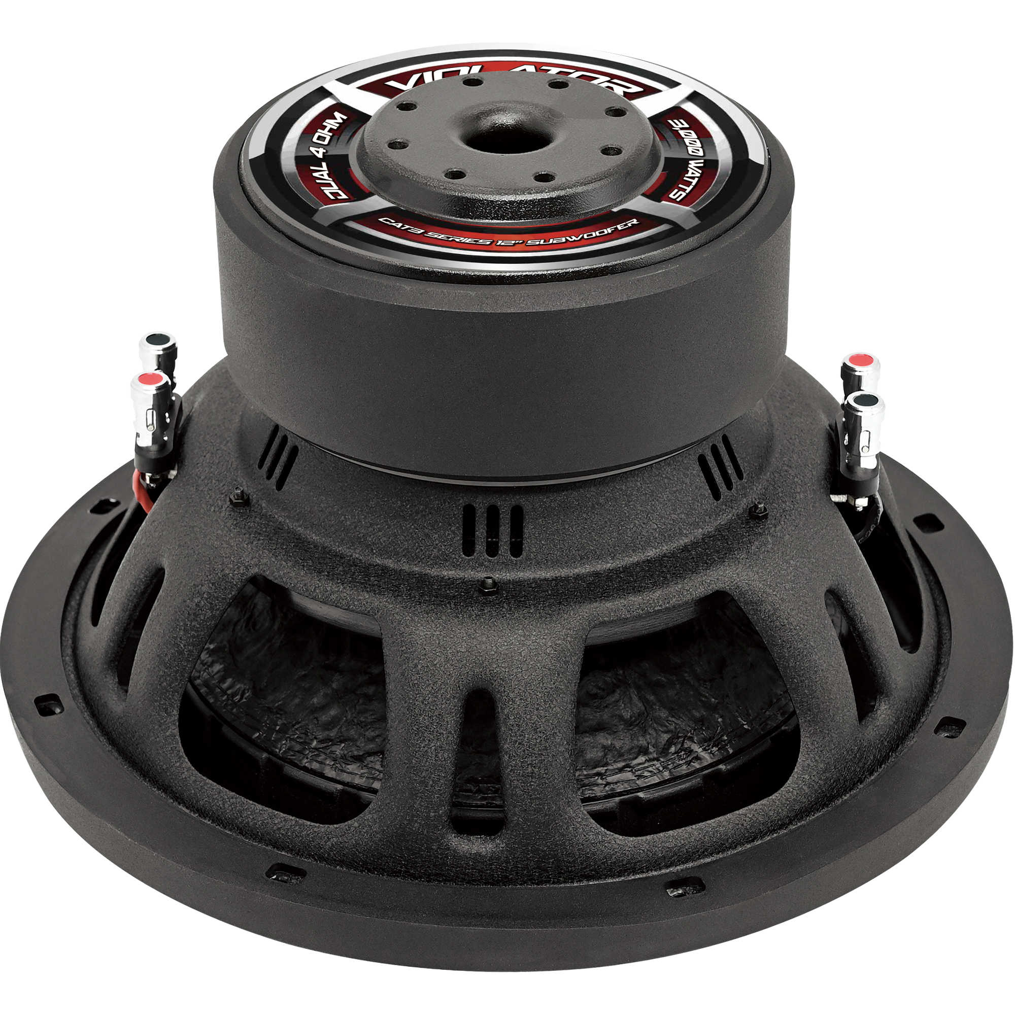 Violator Audio CATegory 3 Series 12" Subwoofer — Dual 4 Ohm DVC