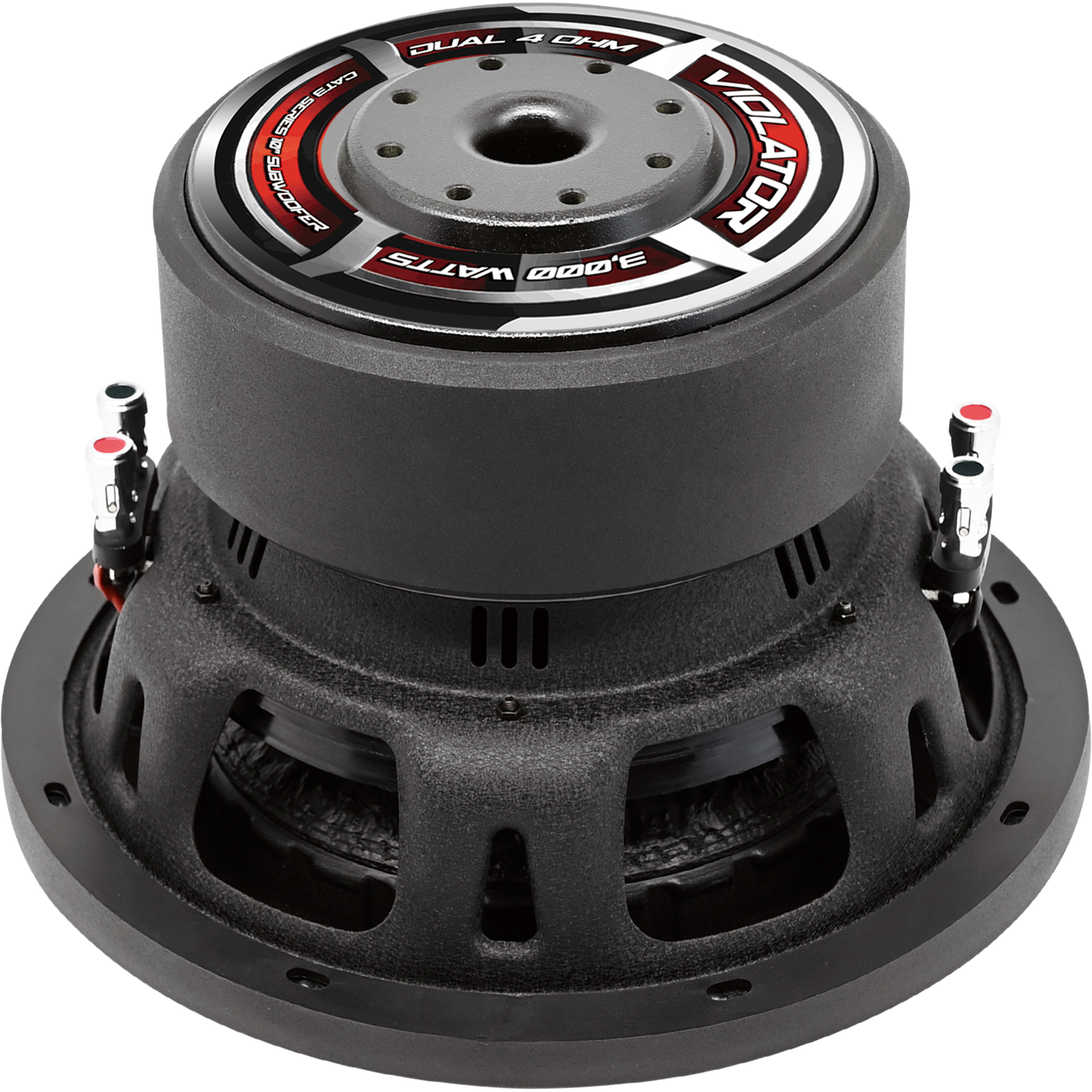Violator Audio CATegory 3 Series 10" Subwoofer — Dual 4 Ohm DVC