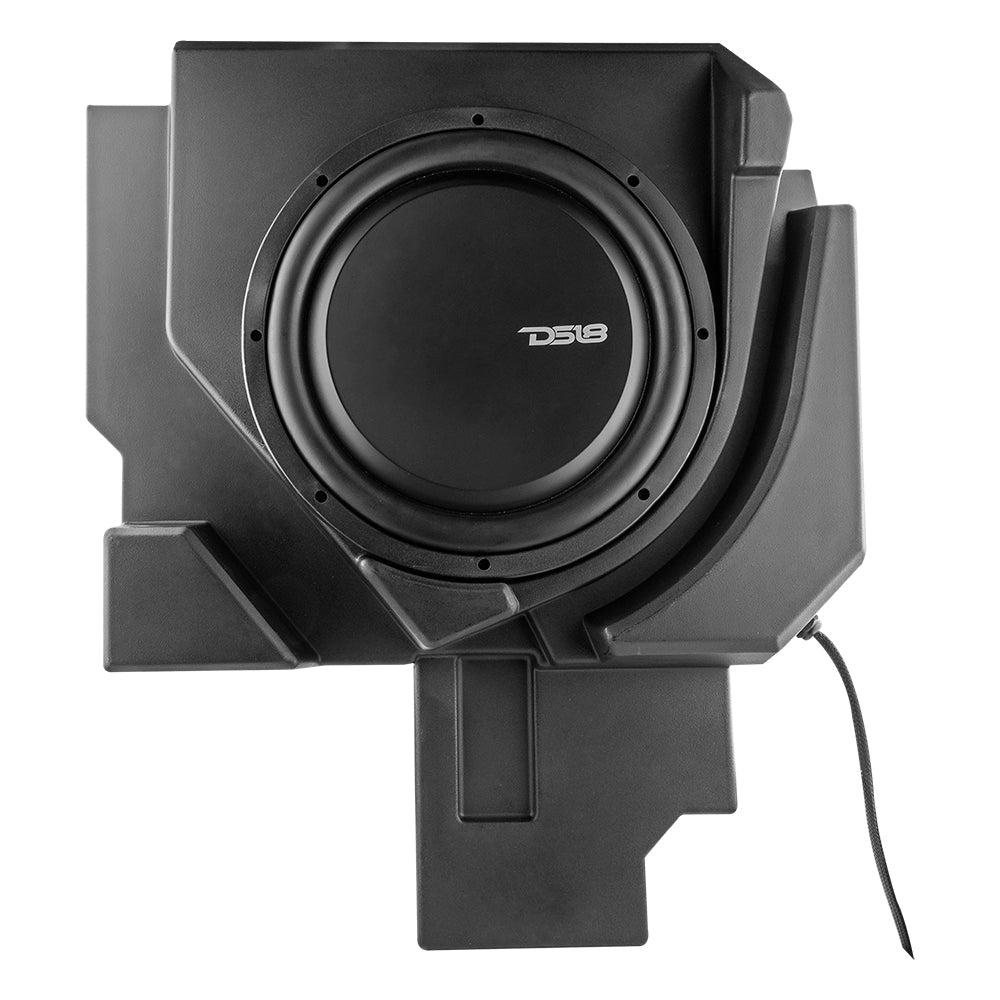 DS18 Can-Am Maverick X3 12" Under Seat Subwoofer Enclosure Passenger Side - PSW12.4D Shallow Water Resistant Subwoofer Included