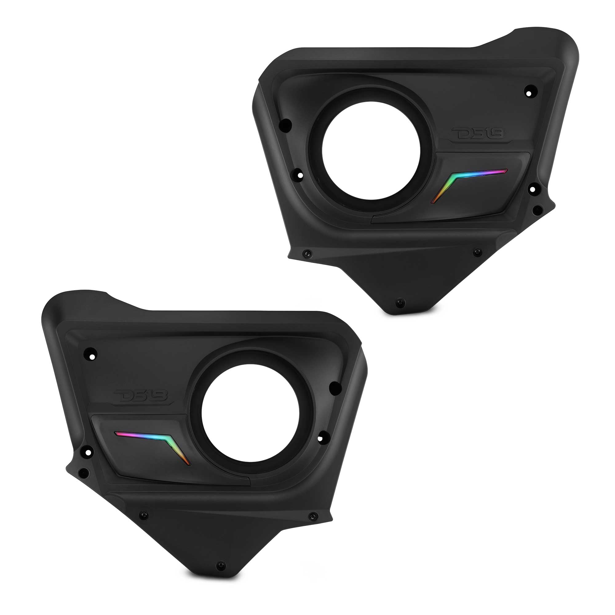 DS18 CA-X3BD6 Can-Am Maverick X3 (2017-Up) Rear Door Speaker Panels with Digital LED Badge