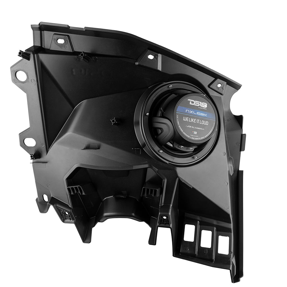 DS18 Can-Am Maverick X3 Dashboard Panel Loaded with 6.5" Speaker and RGB Lights