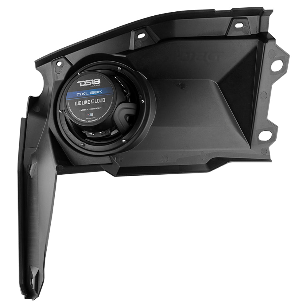 DS18 Can-Am Maverick X3 Dashboard Panel Loaded with 6.5" Speaker and RGB Lights