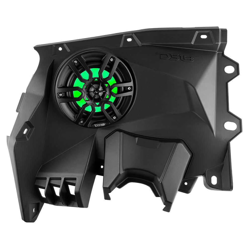 DS18 Can-Am Maverick X3 Dashboard Panel Loaded with 6.5" Speaker and RGB Lights
