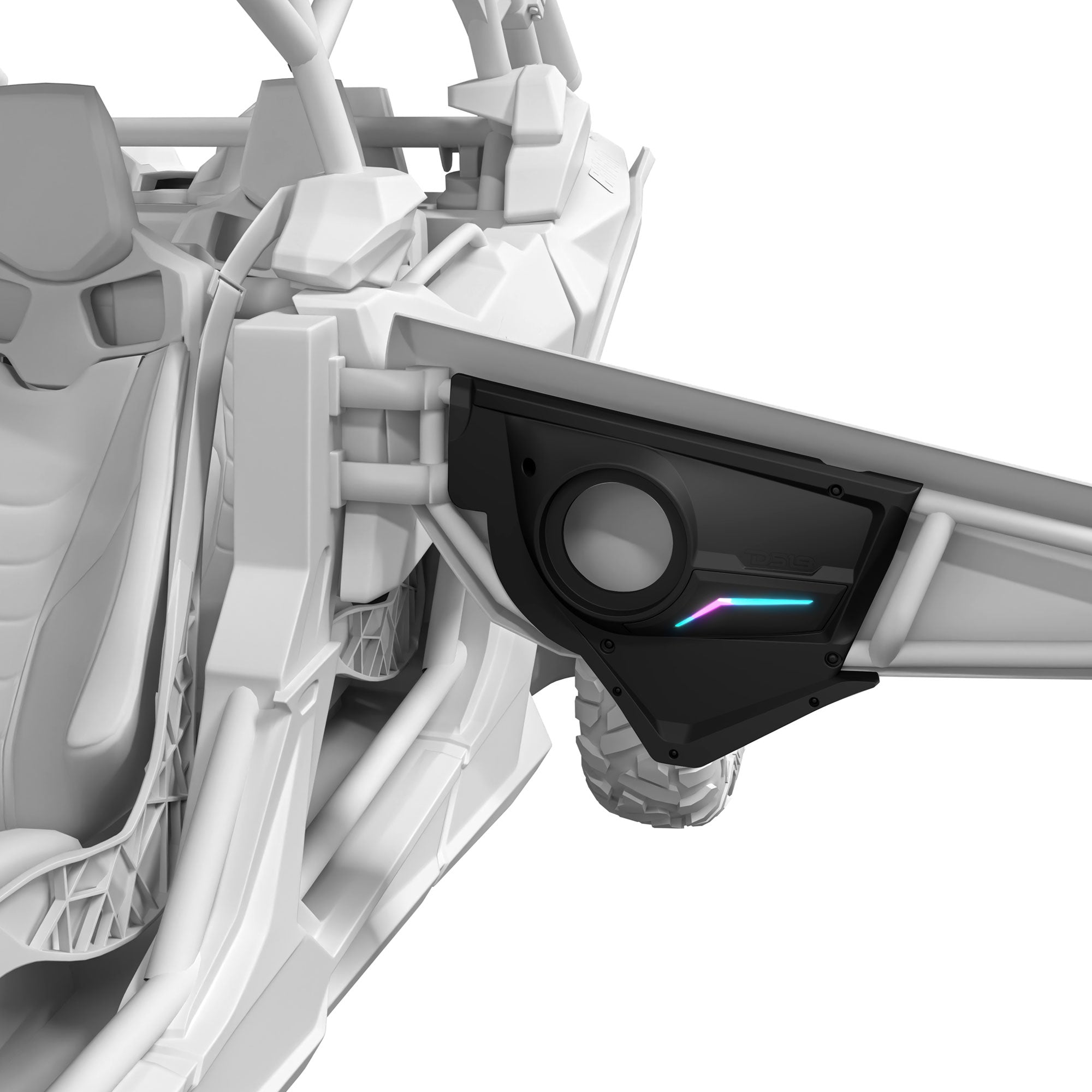 DS18 CA-X3FD6 Can-Am Maverick X3 Door Speaker Panels with Digital LED Lighting — view 2 of 5