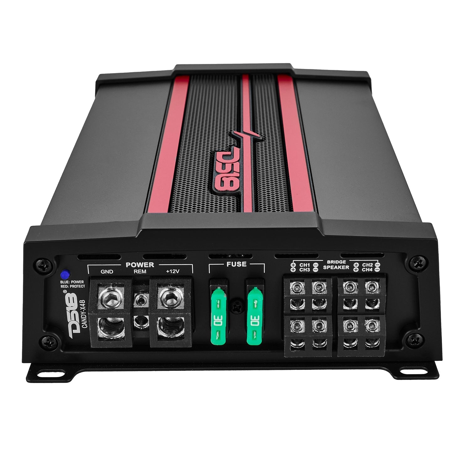 DS18 CANDY Compact Full-Range Class D 4-Channel Amplifier 1600 Watts