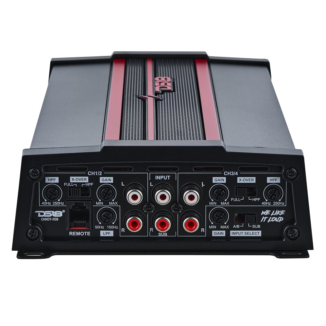 DS18 CANDY Compact Full-Range Class D 5-Channel Amplifier 2000 Watts