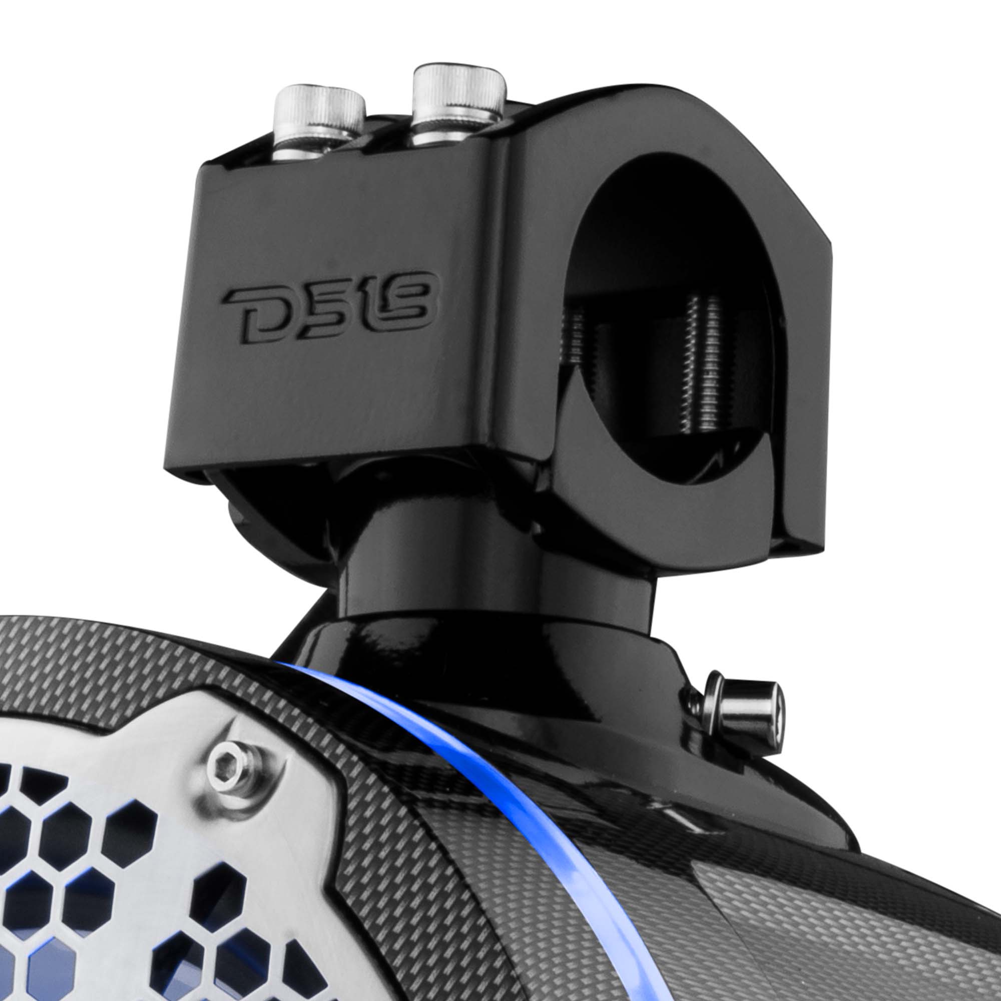 DS18 NXL 8" Marine and Powersports Towers LED RGB Lights 125 Watts Rms - Black Carbon Fiber