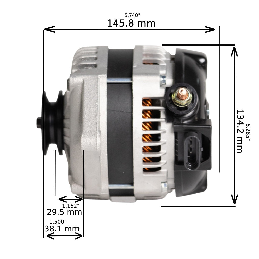 1973 Chevrolet Chevelle L6 4.1L 12si High Output Alternator
