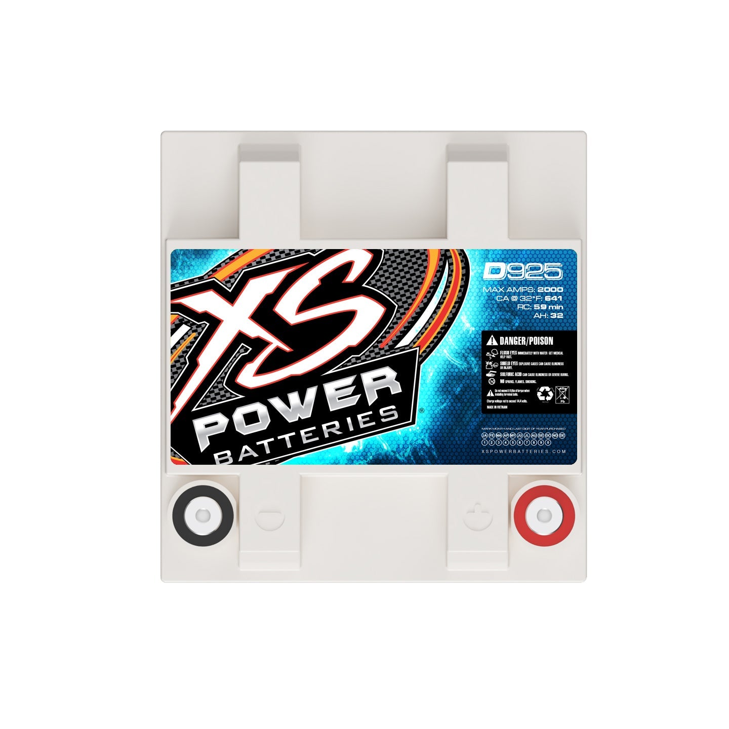 XS Power D925 12V AGM Car Audio Battery