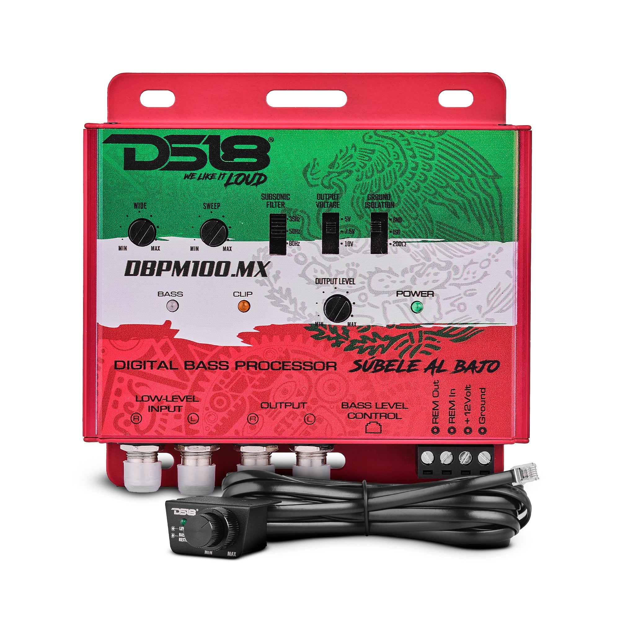 DS18 Digital Bass Processor 2-Channel Pre-Amp Input / Output - Mexico Design