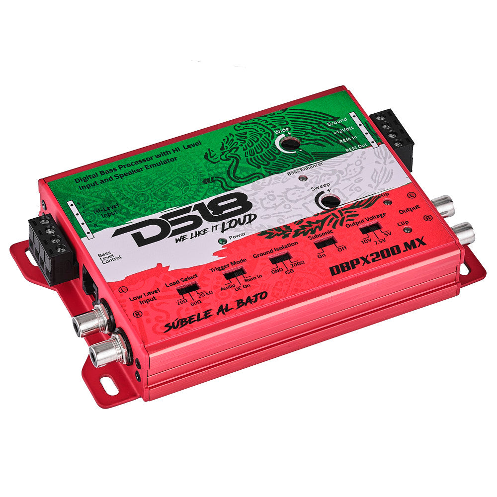 DS18 Digital Bass Processor with Hi to Low Signal Converter & Speaker Emulator – Mexico Design