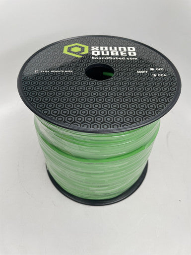 SoundQubed Primary wire Remote Wire (spool) 500 Ft. GRN