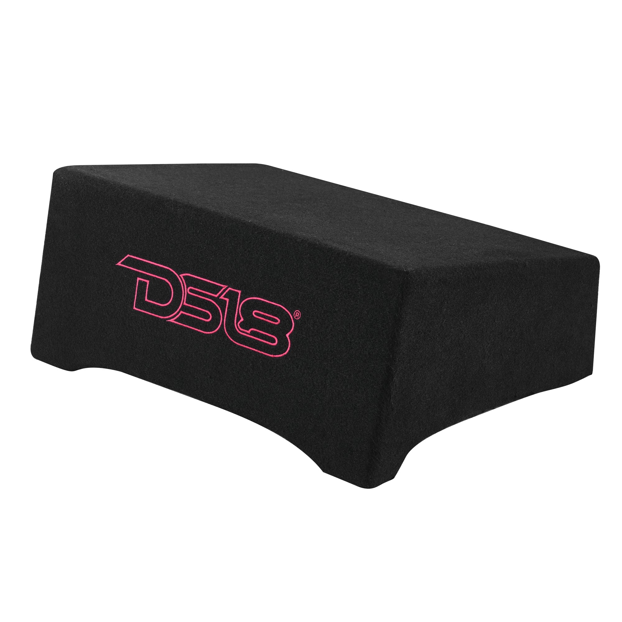 DS18 DFPU Under Seat 10” Shallow Subwoofer Enclosure | Sealed, Loaded, 600W RMS @ 2 Ohm