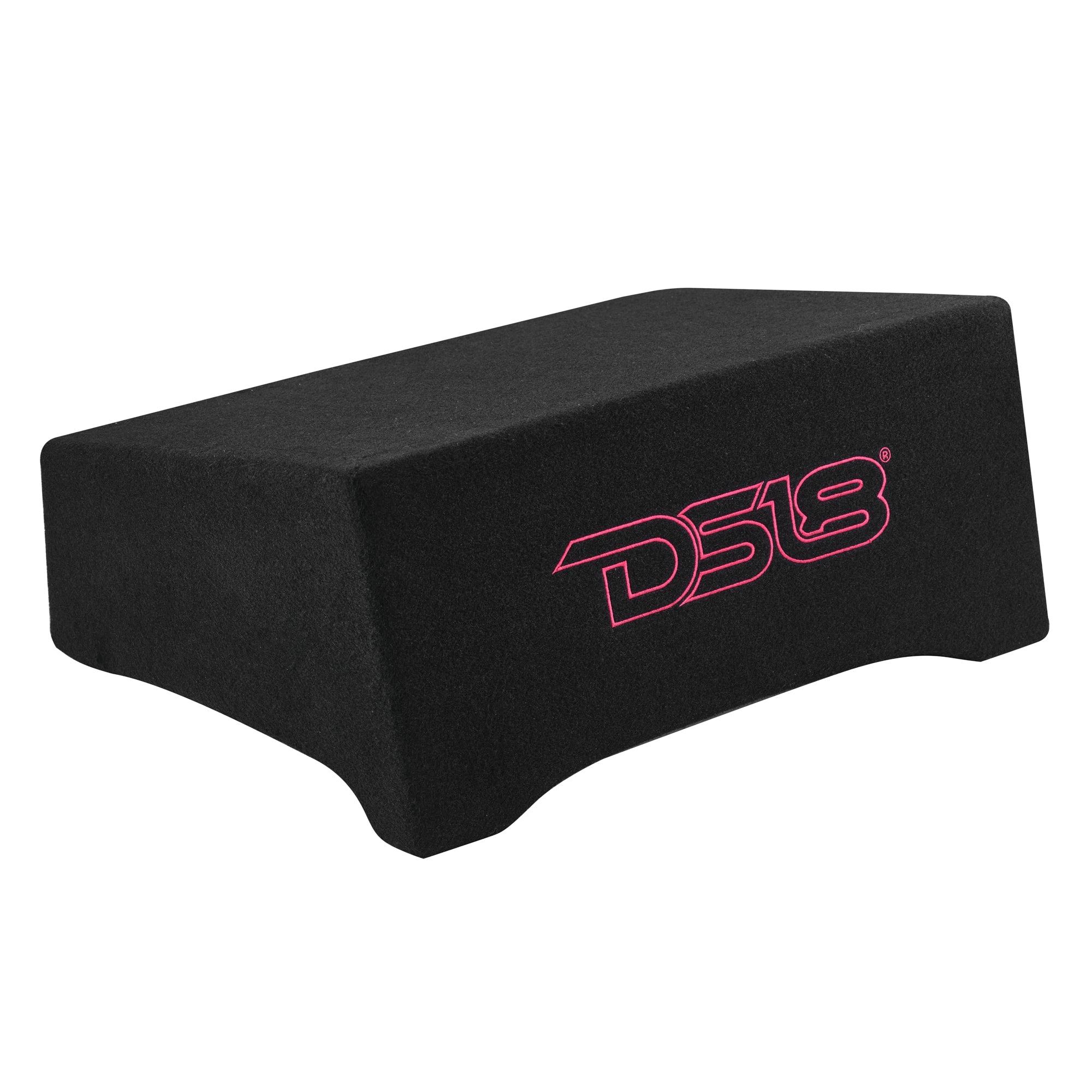 DS18 DFPU Under Seat 10” Shallow Subwoofer Enclosure | Sealed, Loaded, 600W RMS @ 2 Ohm