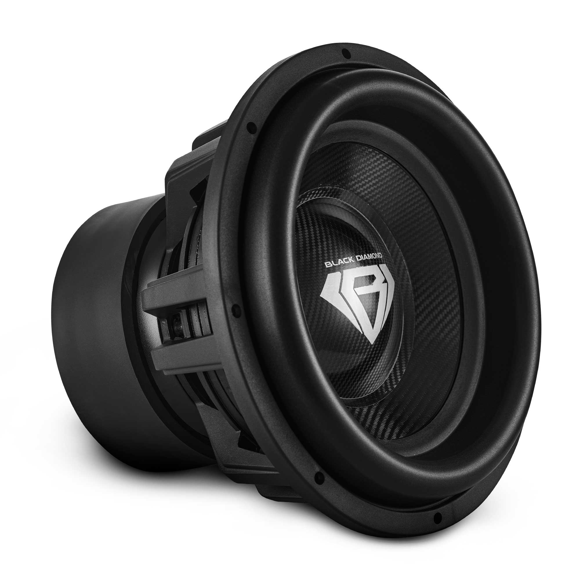 DS18 Black Diamond 15" High Excursion Subwoofer with Carbon Fiber Cone | 3500W RMS / 7000W Peak | Dual 2-Ohm Voice Coil