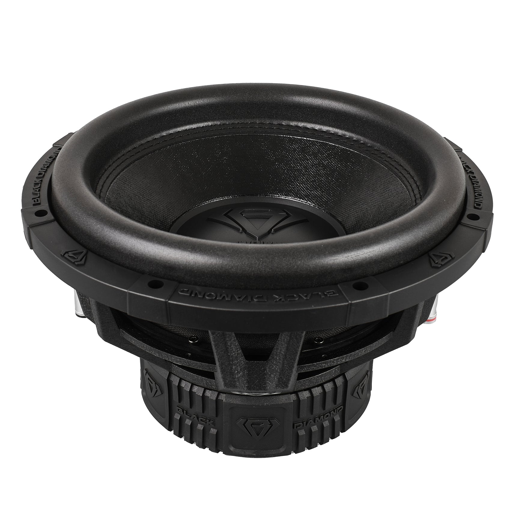 DS18 Black Diamond 12” Dual 3” Voice Coil Subwoofer with Aluminum Basket | 4-Ohm