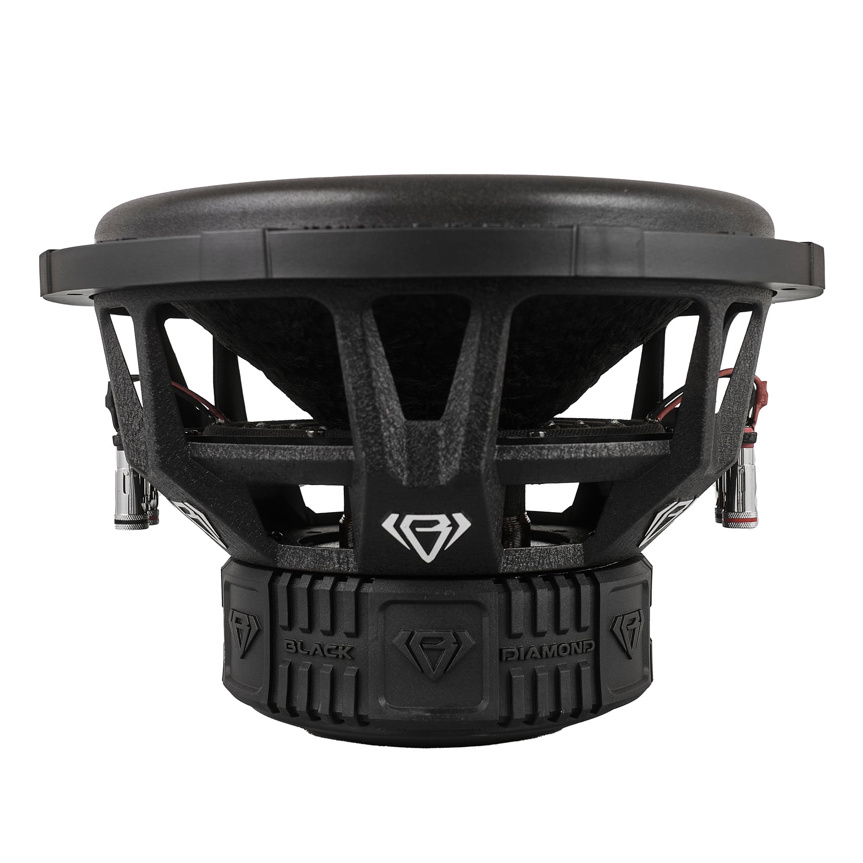 DS18 Black Diamond 12” Dual 3” Voice Coil Subwoofer with Aluminum Basket | 4-Ohm