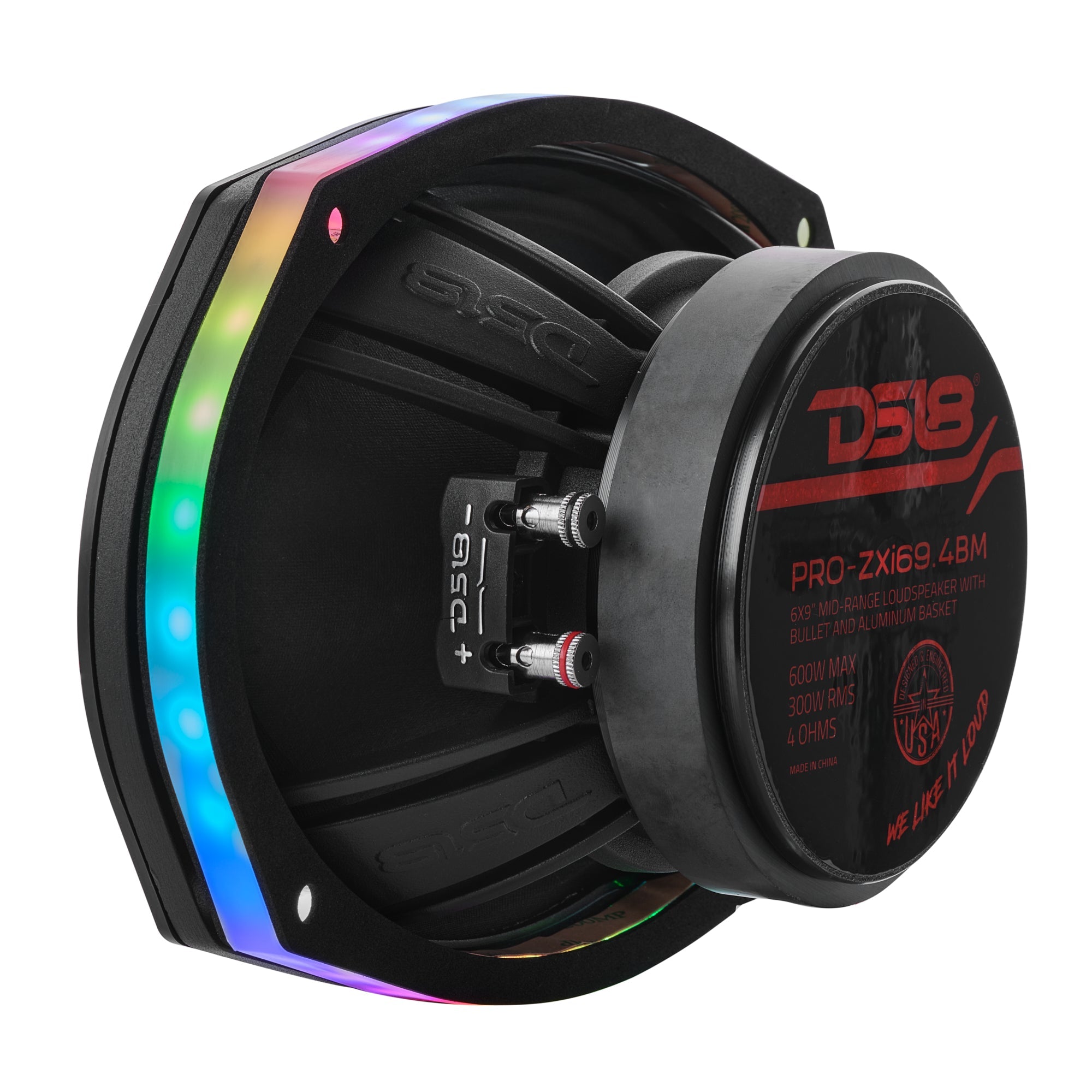 DS18 6x9" Digital LED Ring for Loudspeakers and Speakers