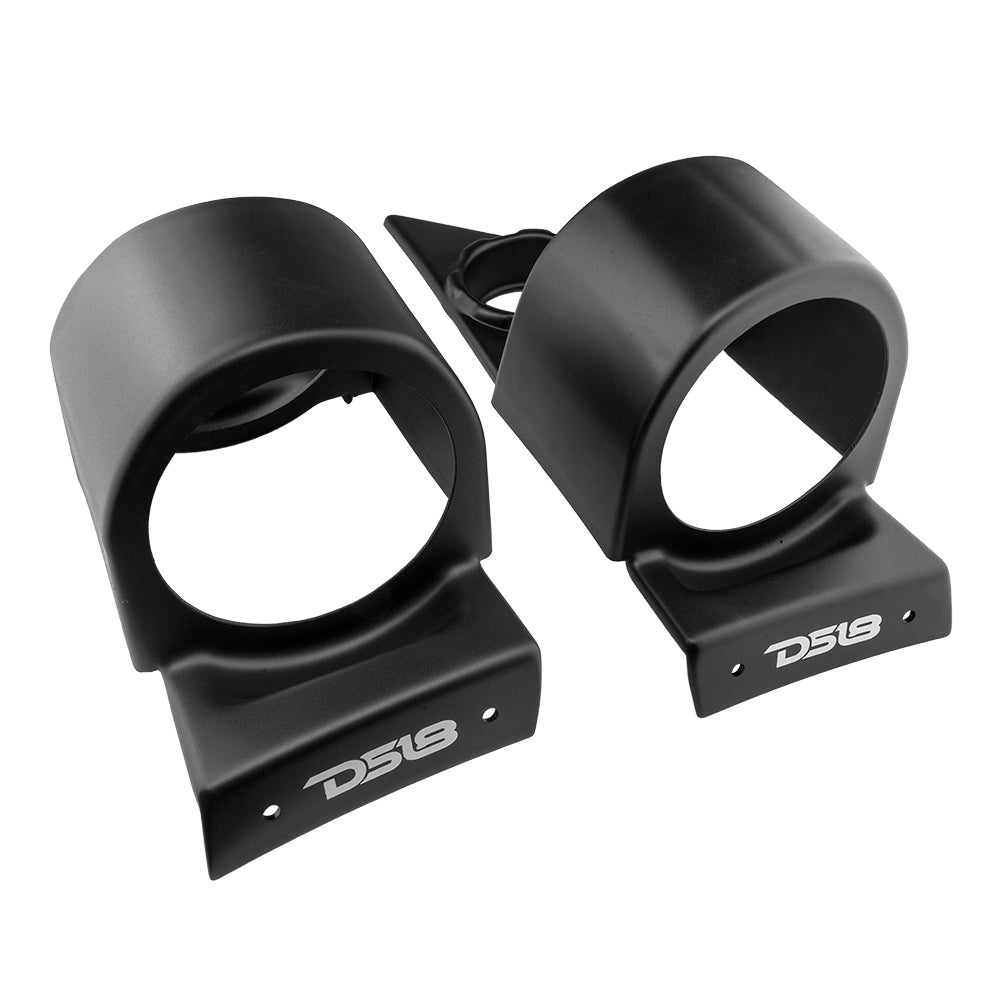 DS18 Polaris Slingshot Headrest Speaker Pods 4x 6.5" Empty Enclosures | 2015 - Current